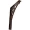 Ekena Millwork Crawley Wrought Iron Bracket, (Single center brace), Antiqued Copper 1 1/2"W x 7 1/2"D x 10"H BKTM01X07X10SCRACO - alternate 1